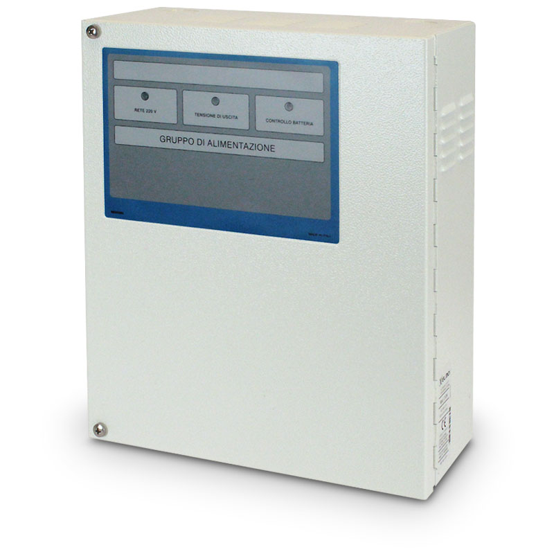 ELMO C10 Contenitore per alimentatore (AL/2.5) e batteria (fino a 12 V / 17 Ah) dotato di LED di controllo