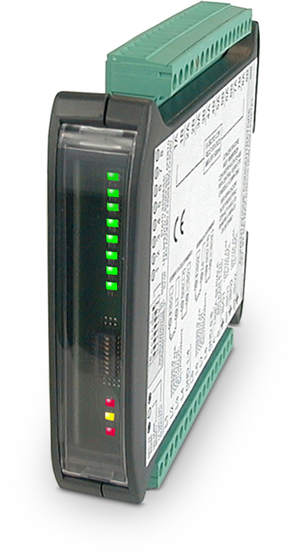 ELMO RIVERTECH Concentratore seriale su barra DIN per applicazioni tecnologiche