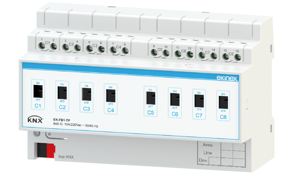 EKINEX Uscita binaria 8 canali