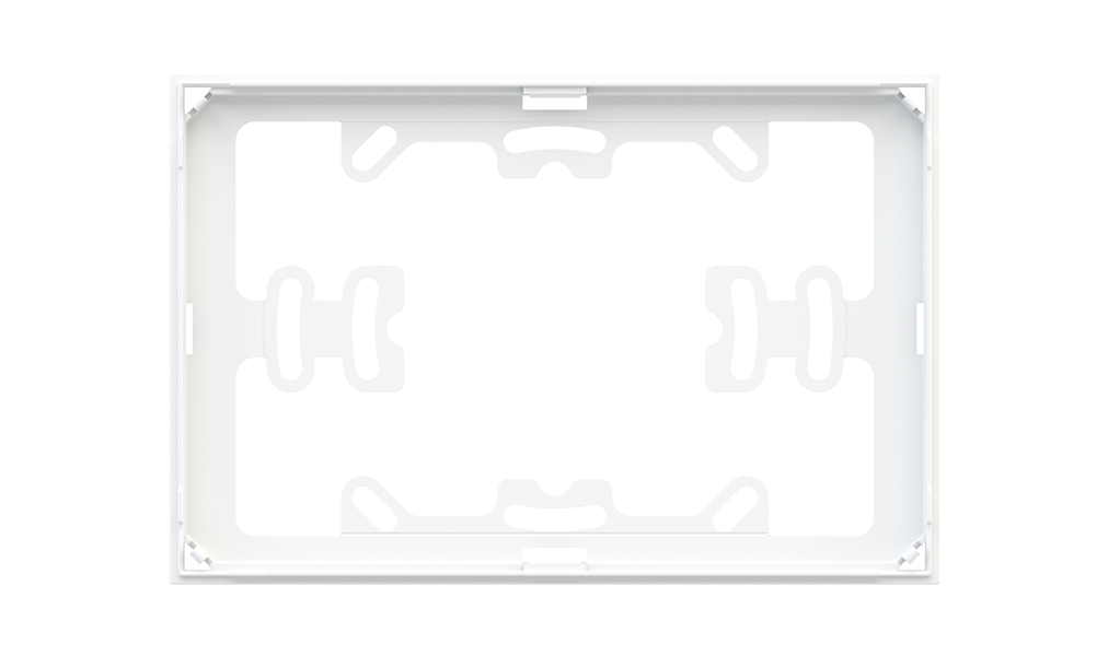 EKINEX Telaio adattatore rettangolare - bianco