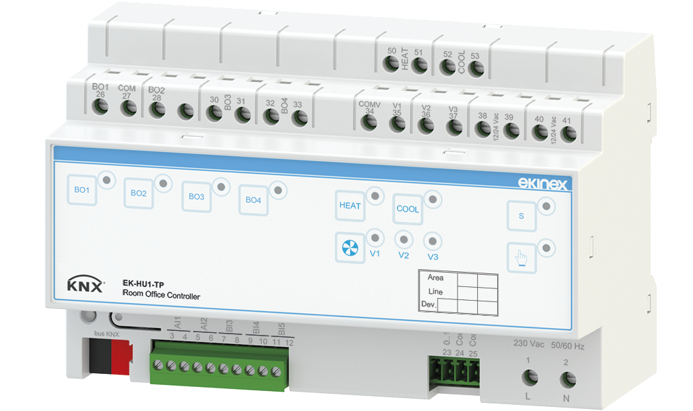EKINEX Modulo ingressi/uscite per applicazione uffici
