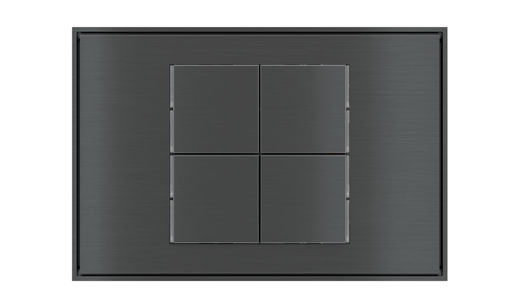 EKINEX Pulsante Basic per scatola rettangolare (NO LED)