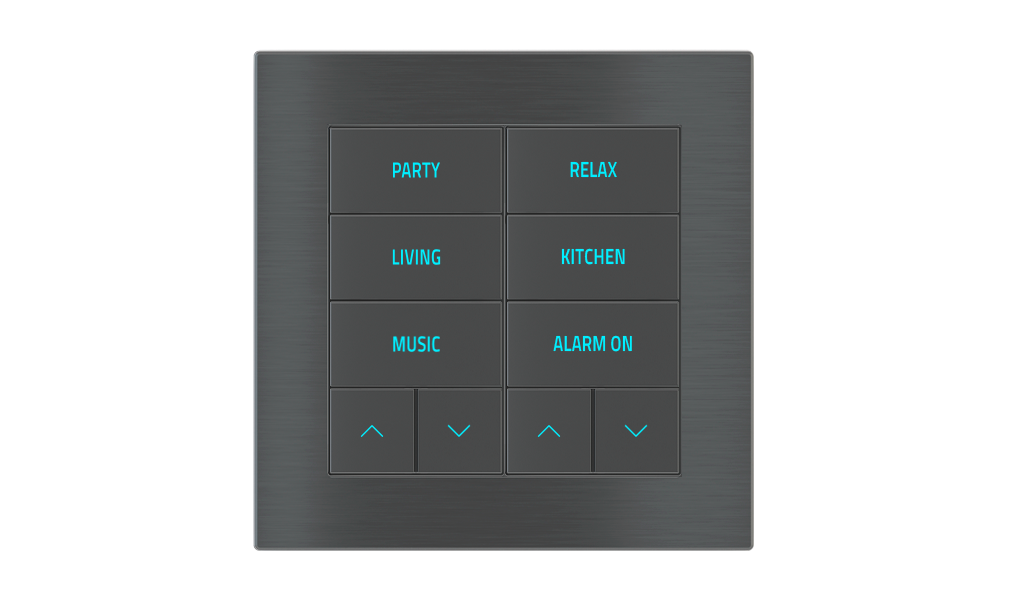 EKINEX Pulsante 10 tasti con testi/simboli retroilluminati e sensore di prossimità