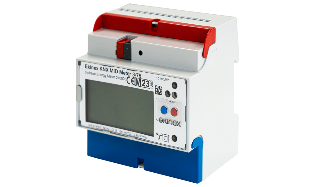 EKINEX Contatore di elettricità MID trifase 75A