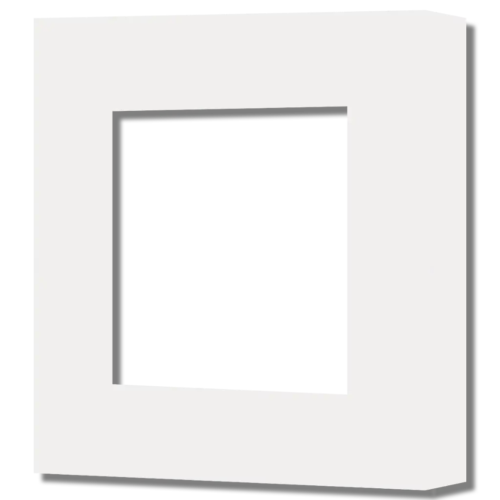 Core Placche per prese finestra 45 x 45 - Finitura in Alluminio Soft-touch