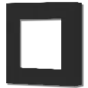 Core Placche per prese finestra 45 x 45 - Finitura in Metallo Spazzolato