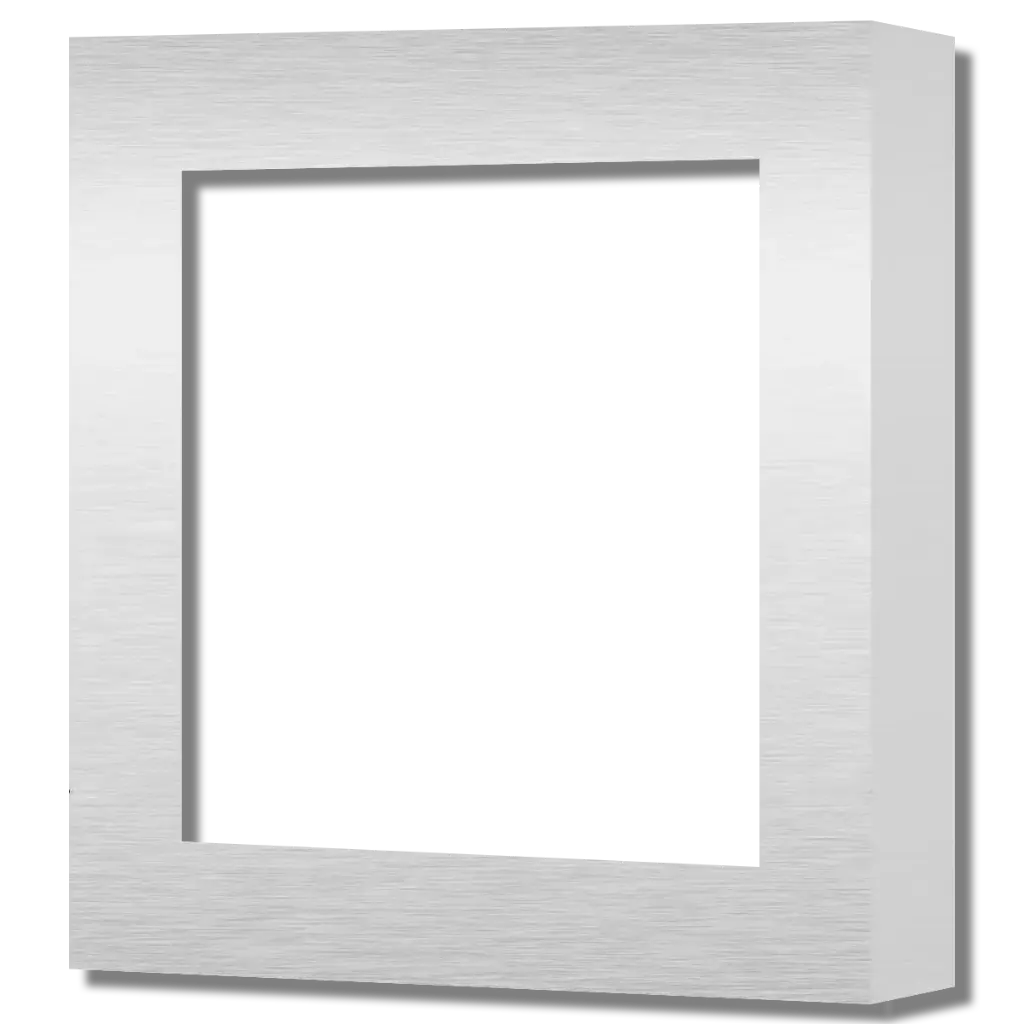 Core Placche per prese finestra 55 x 55 - Finitura in Metallo Spazzolato 