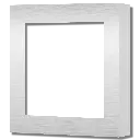 Core Placche per prese finestra 55 x 55 - Finitura in Metallo Spazzolato 