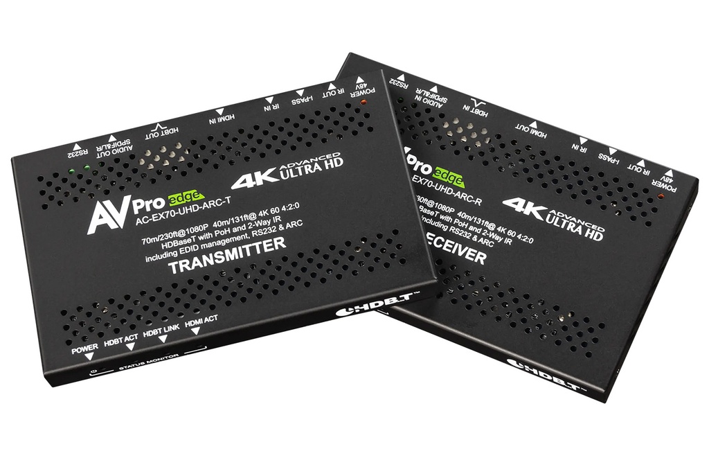 AVPro Edge AC-EX70-UHD-ARC KIT Kit di estensione HDBaseT 70 m 10Gbps con ARC