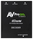 AVPro Edge AC-DANTE-D Decoder audio Dante 2CH
