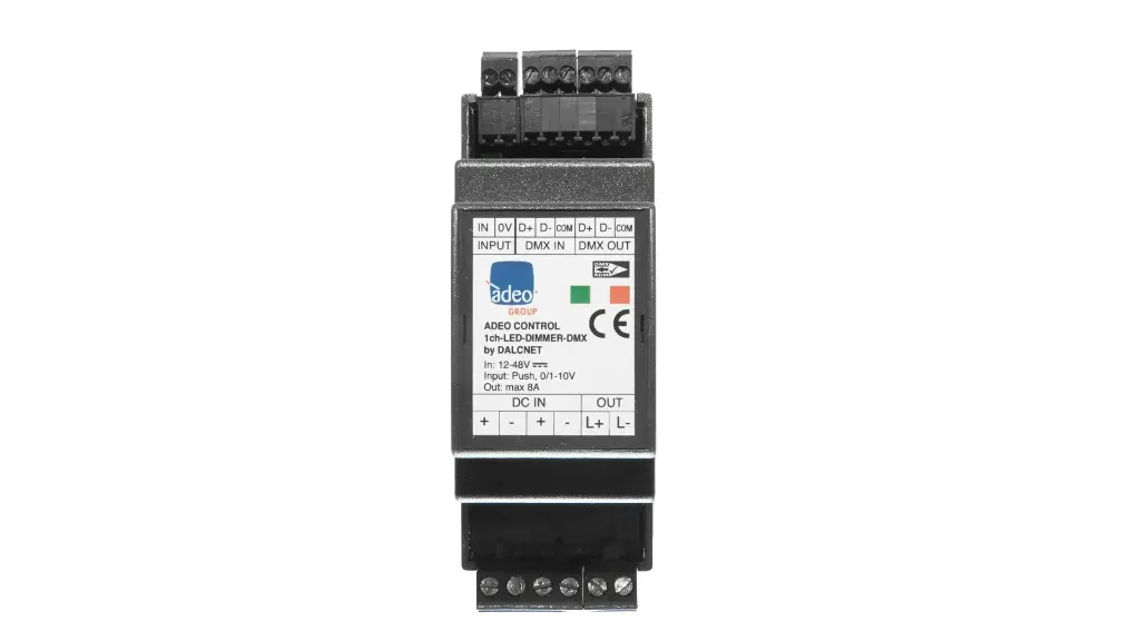ADEO CONTROL 1CH-LED-DIMMER-DMX Dimmer DMX in tensione costante 1ch