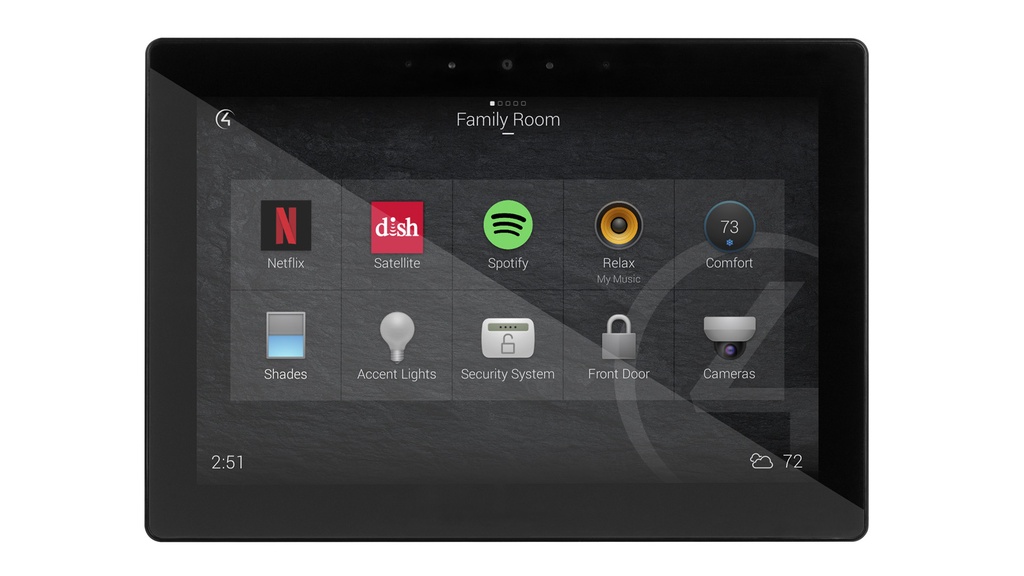 CONTROL4 C4-T4IW10-BL Touchscreen nero Serie T4 10"inst. a parete