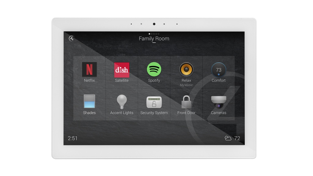 CONTROL4 C4-T4IW10-WH Touchscreen bianco Serie T4 10" inst. a parete