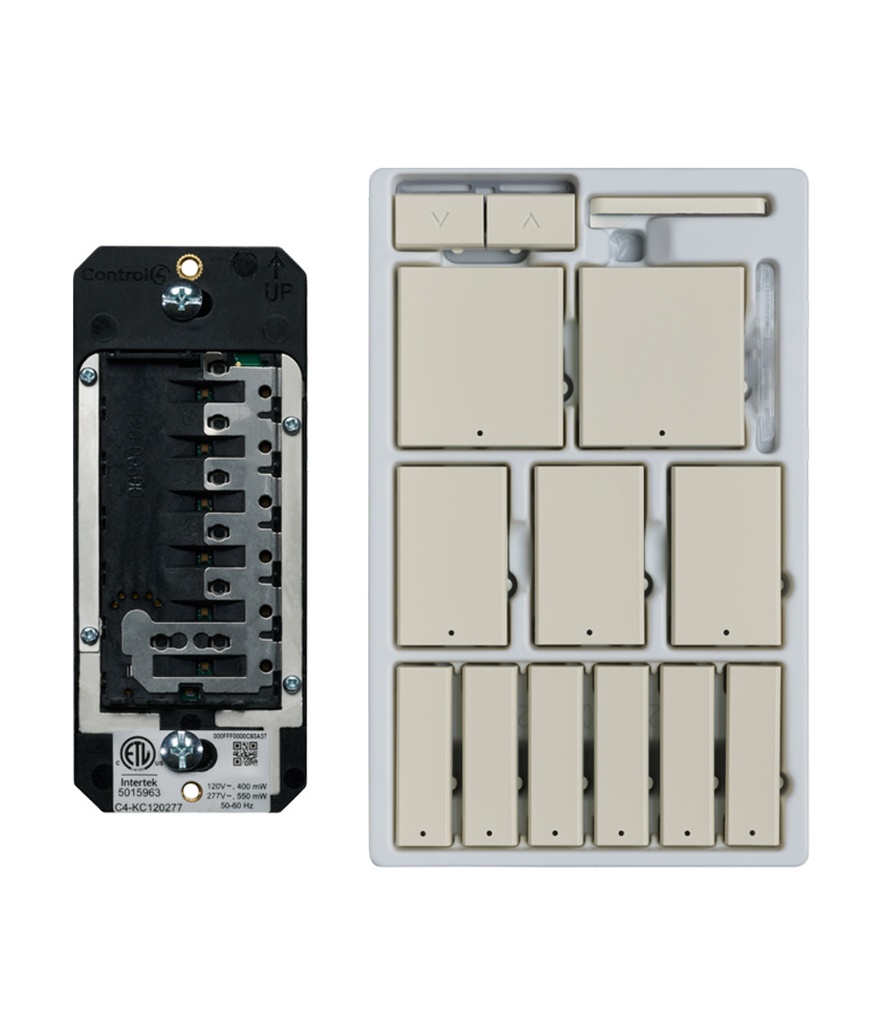 CONTROL4 C4-KC240-C-BI Tastiera configurabile ZigBee Contemp. Biscuit