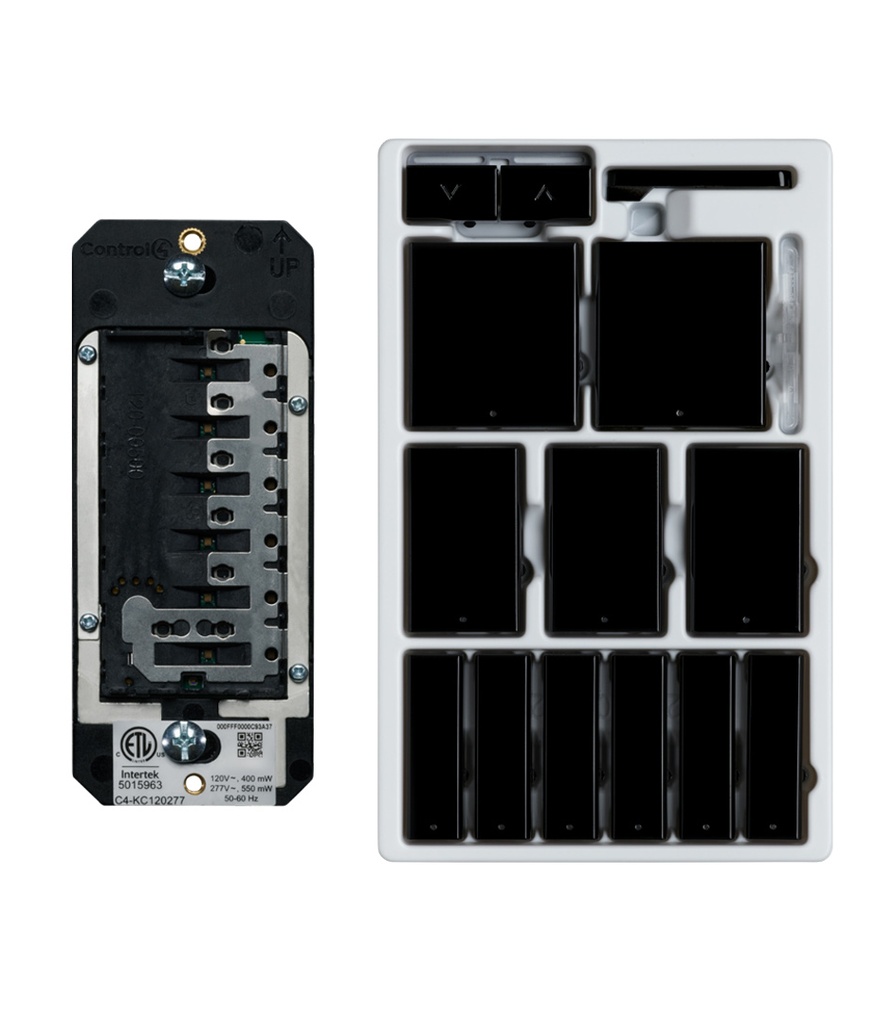 CONTROL4 C4-KC240-C-BL Tastiera configurabile ZigBee Contemp. Black