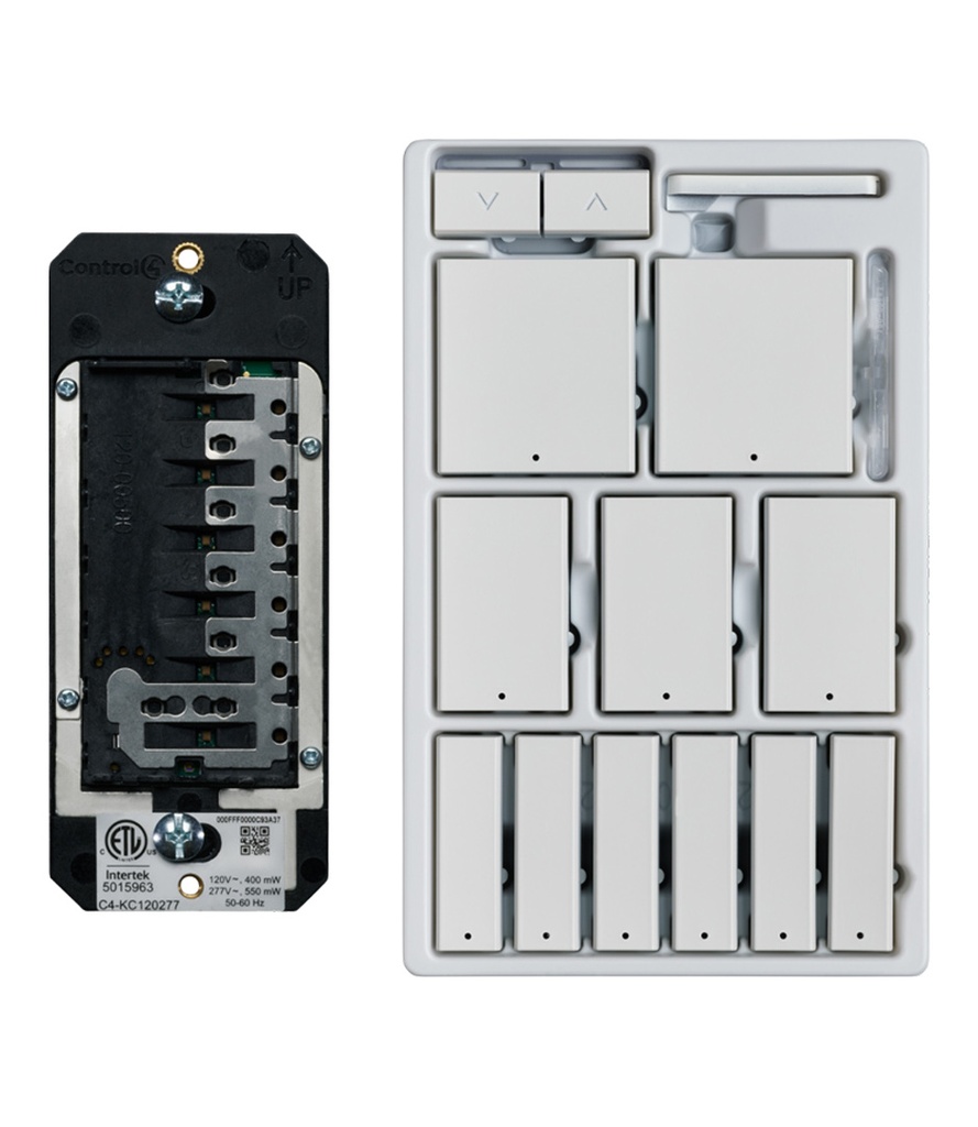 CONTROL4 C4-KC240-C-SW Tastiera configurabile ZigBee Contemp. Snow Wh