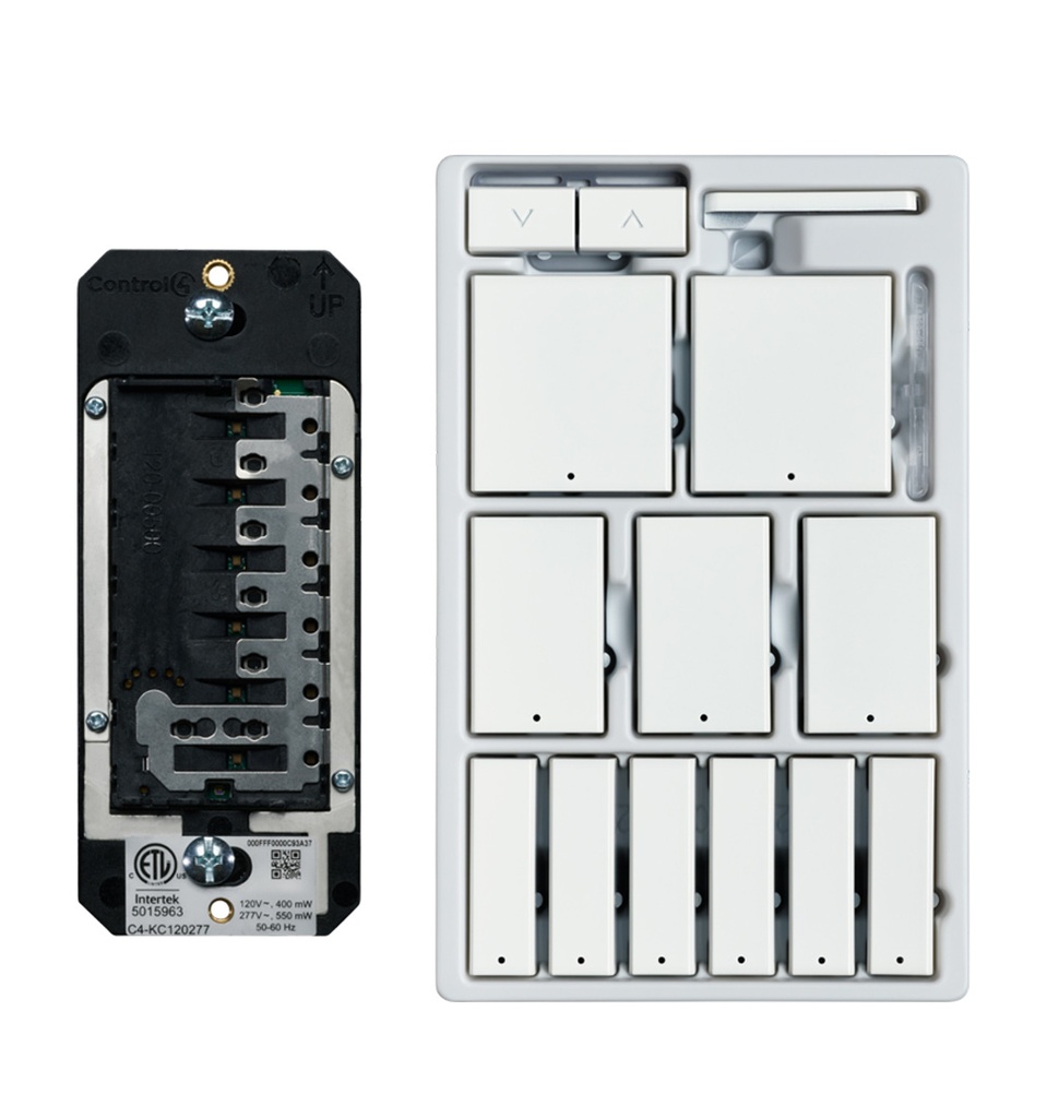 CONTROL4 C4-KC240-C-WH Tastiera configurabile ZigBee Contemp. White