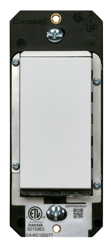 CONTROL4 C4-KA-C-SW Tastiera ausiliaria ZigBee Contemp. Snow Wh