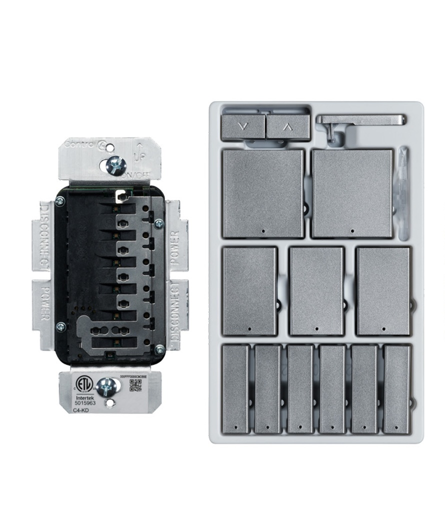 CONTROL4 C4-KD240-C-AU Dimmer configurabile ZigBee Contemp. Aluminum