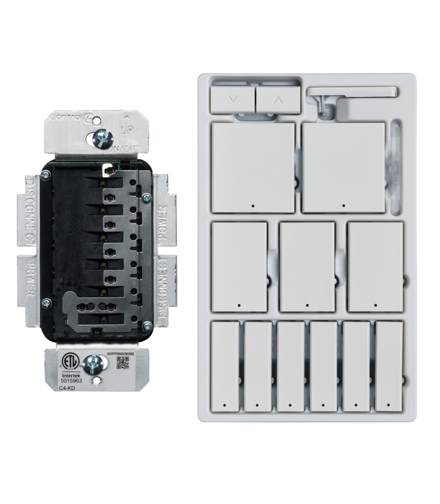 CONTROL4 C4-KD240-C-SW Dimmer configurabile ZigBee Contemp. Snow Wh