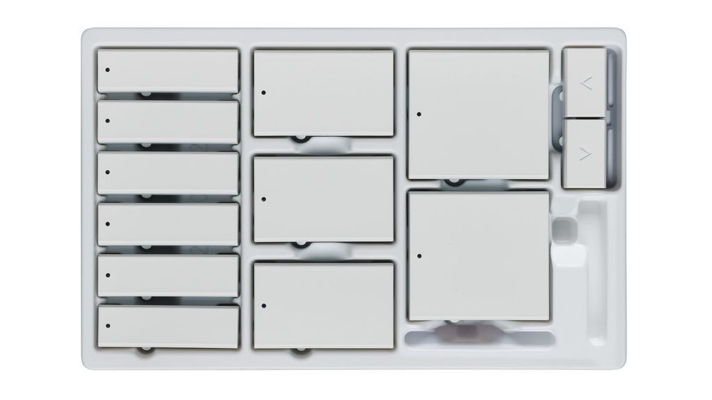 CONTROL4 C4-CKSK-C-SW Kit pulsanti tastiere Square Contemp. Snow White