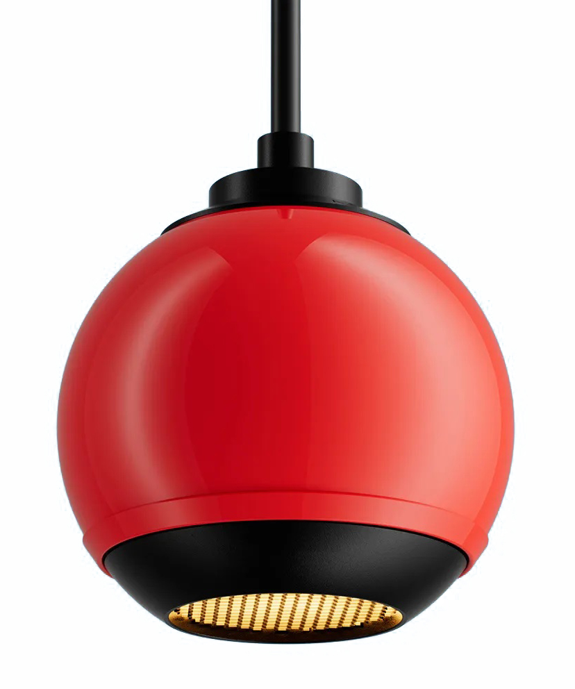 GALLO ACOUSTICS GM1RRLIGHT Faretto stile Micro a goccia Rosso Corsa