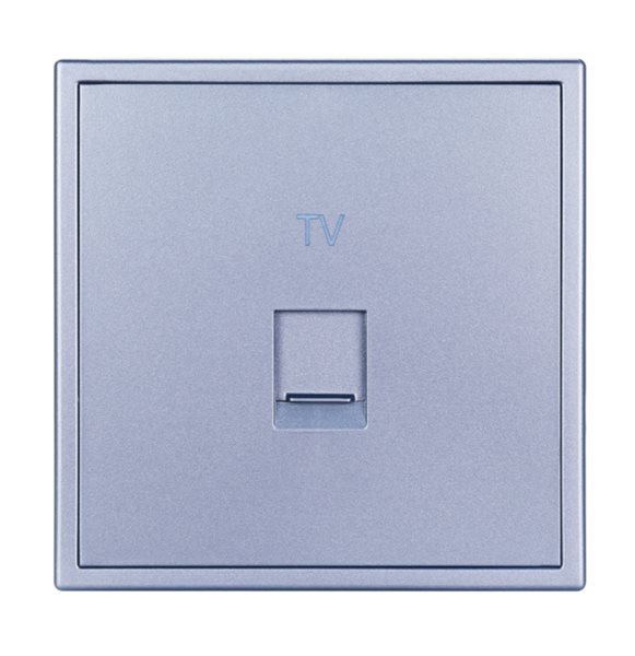 HDL MP1-W-CATV/TILE.48-SG Placca presa CATV serie Tile space-gray