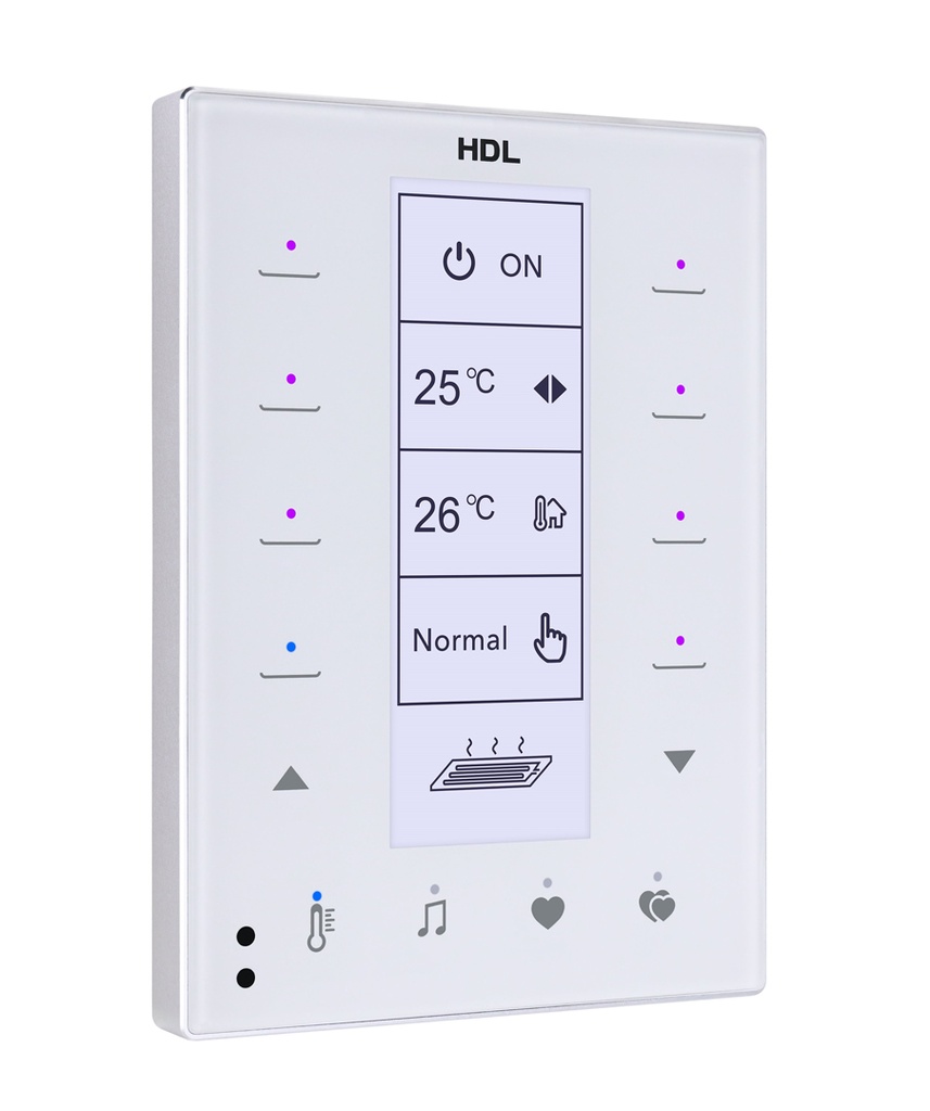 HDL M/MPT14.1-A2-46-WH Modern Touch Panel KNX DLP bianco