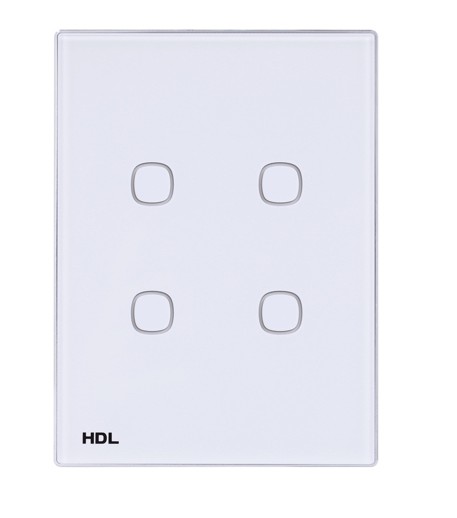 HDL M/TBP4.1-A2-46-US-WH Tastiera iTouch US 4 puls. bianco