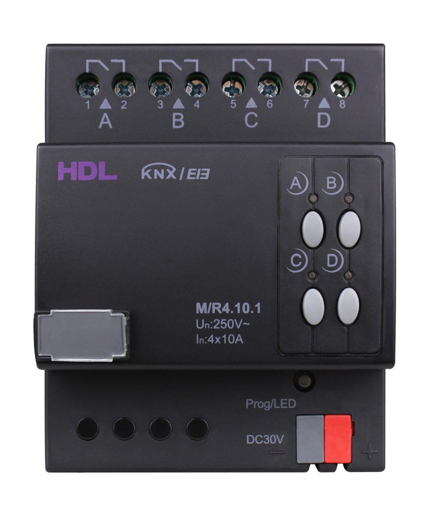 HDL M/R4.10.1 Attuatore 4CH 10A DIN
