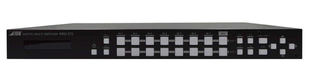 IDKAV IDK MSD-S72 Switcher 2 scaler seamless +PiP, 7 IN/2 OUT