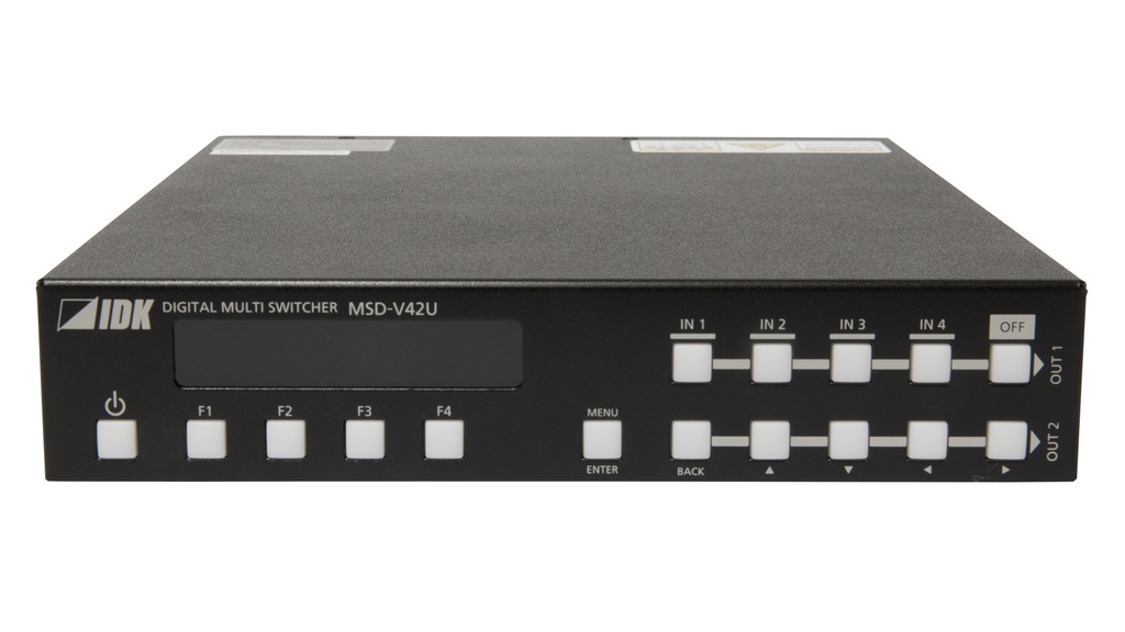 IDKAV IDK MSD-V42U Switcher 2 scaler seamless 4K, 4 IN/2 OUT HDMI