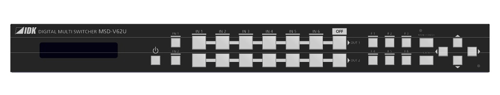 IDKAV IDK MSD-V62UT Switcher 2 scaler seamless 4K, 6IN/2OUT HDMI+HDBT