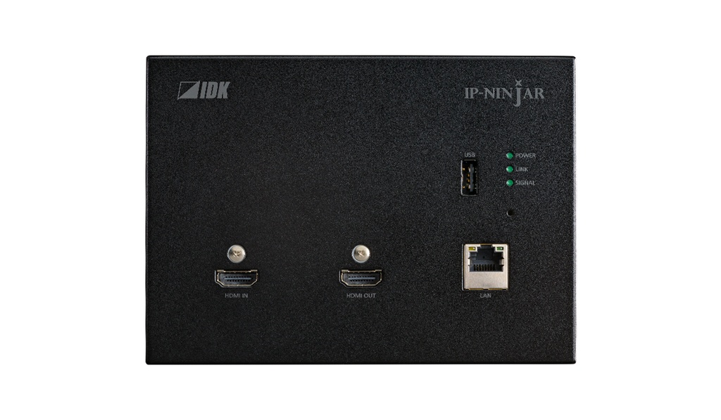 IDKAV IDK NJR-P01UFW-T-B Trasmettitore IP F.O. 10 GbE/USB/HDMI 4K@60 4:4:4