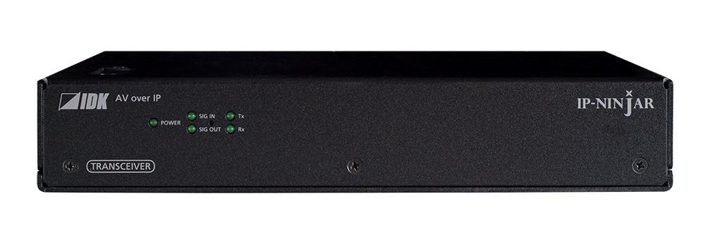 IDKAV IDK NJR-P01UFR-TR-MM Transceiver Rugged IP F.O. MM 10GbE/HDMI 4K@60 4:4:4 + audio analogico