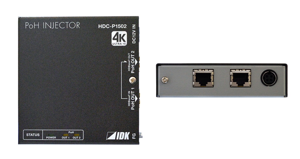 IDKAV IDK HDC-P1502 Iniettore alimentazione PoH per apparati HDBaseT