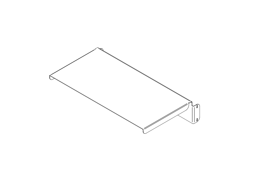 INVIDEO SOLUTIONS INVIDEO OM07148 Mensola opzionale per apparati