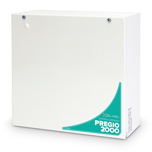 [PREGIO2000] ELMO PREGIO2000 Centrale ibrida cablata/wireless a 104 ingressi in contenitore metallico