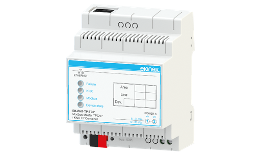 [62EK-BH1-TP-TCP] EKINEX Gateway Modbus TCP/IP master - KNX