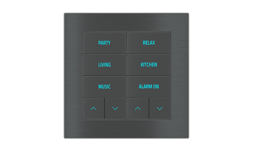 [263EK-E2E-TP-10] EKINEX Pulsante 10 tasti con testi/simboli retroilluminati e sensore di prossimità