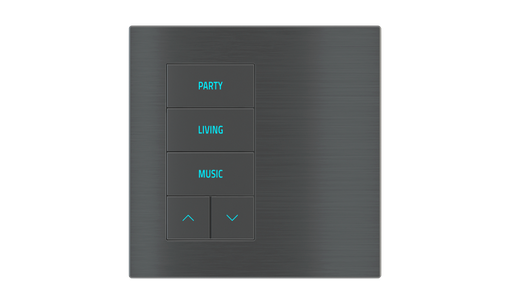 [282EK-E2E-TP-5L] EKINEX Pulsante 5 tasti con testi/simboli retroilluminati e sensore di prossimità