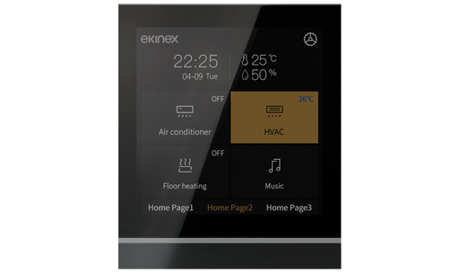 [EK-EI2-TP-4] EKINEX EK-EI2-TP-4 Touch&Control Room controller 4" con funzioni avanzate