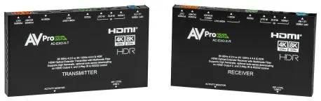 [THOM003564] AVPro Edge AC-EXO-X Kit di estensione HDMI in fibra ottica 40Gbps 8k