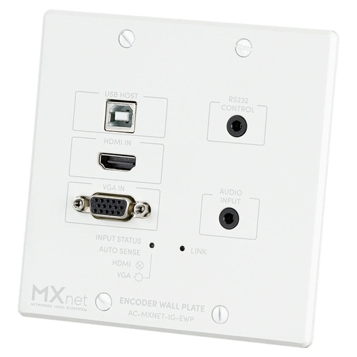 [THOM003595] AVPro Edge AC-MXNET-1G-EWP Trasmettitore 1G AV over IP Wall Plate