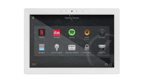 [THOM001983] CONTROL4 C4-T4IW10-WH Touchscreen bianco Serie T4 10" inst. a parete