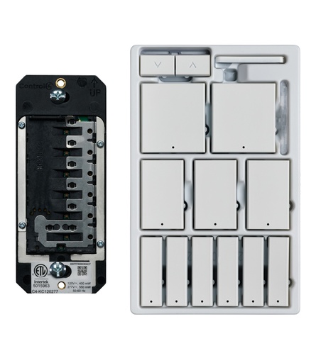 [THOM002309] CONTROL4 C4-KC240-C-SW Tastiera configurabile ZigBee Contemp. Snow Wh