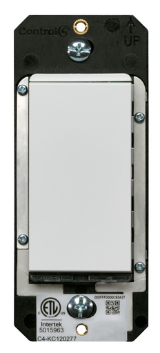 [THOM002319] CONTROL4 C4-KA-C-SW Tastiera ausiliaria ZigBee Contemp. Snow Wh