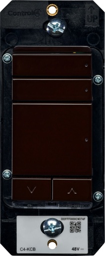 [THOM002324] CONTROL4 C4-KCB-C-BR Tastiera configurabile RS-485 Contemp. Brown