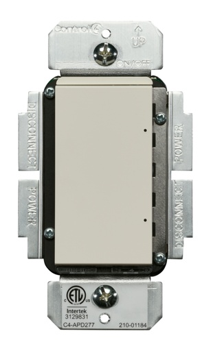 [THOM002332] CONTROL4 C4-APD240-C-BI Dimmer controllo di fase ZigBee Contemp. Biscuit