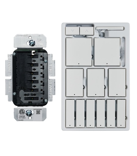 [THOM002361] CONTROL4 C4-KD240-C-SW Dimmer configurabile ZigBee Contemp. Snow Wh
